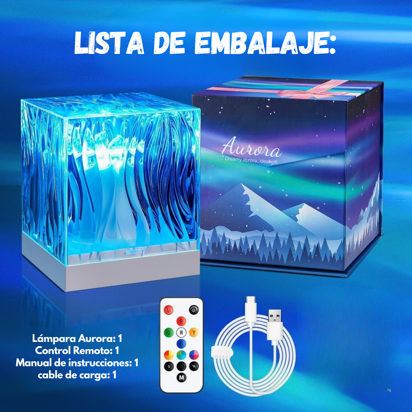 Lampara Aurora Boreal